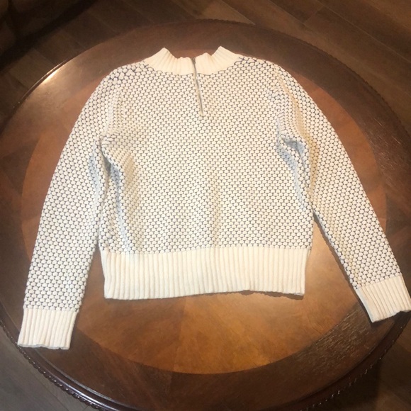 Banana Republic Sweaters - Banana Republic Wool Quarter Zip Sweater Medium